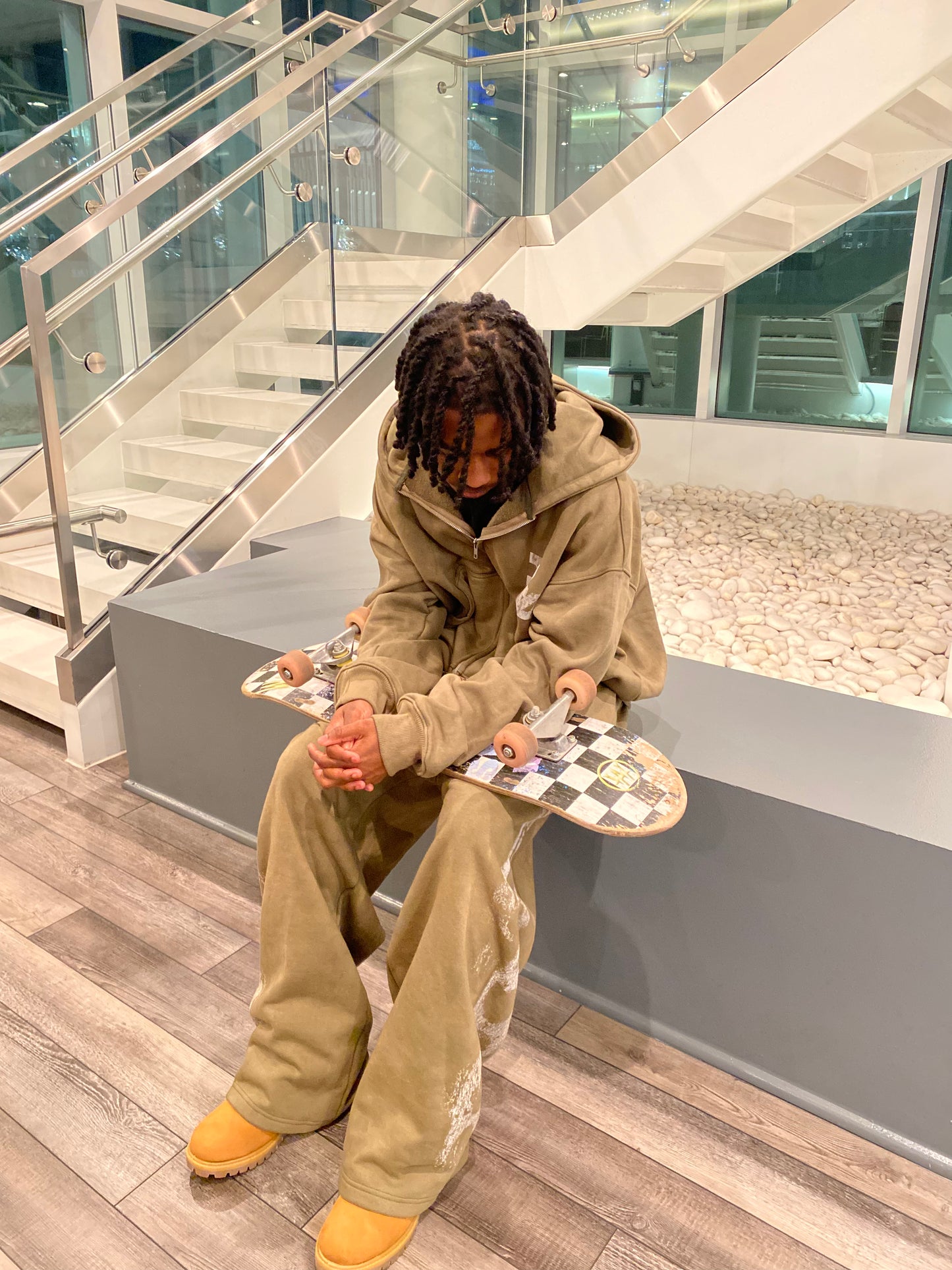 "SW" SWEATSUITS (WASHED GREEN)